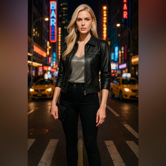 Fendi Selleria Leather Women’s Jacket – Italian Luxury & Timeless Craftsmanship - Picture 1 of 7